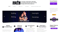 Desktop Screenshot of leapoffaithartsministries.org